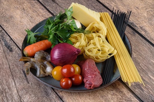 Фото Фетучини с курицей