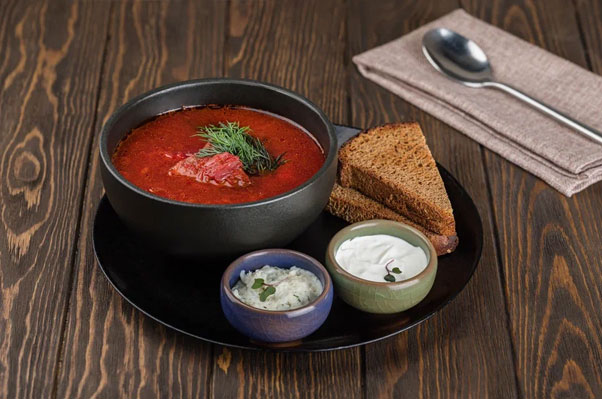 Фото Борщ со сметаной